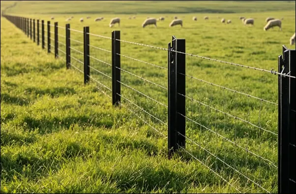 1650 mm length y star pickets black painted for farm fencing