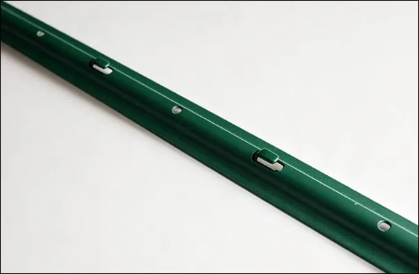 U-channel Galvanized Steel Fence Post Green Painted